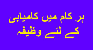 Har Kaam Mein Kamyabi Ka Wazifa In Urdu