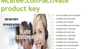 McAfee activate product key – Enter McAfee key code