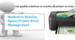 How to Troubleshoot Epson Printer Error Code 0xe5? – Contact for Guide