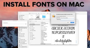 How to Install Fonts on a Mac