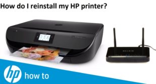 How do I reinstall my HP printer?