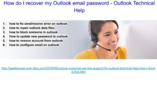 Need Outlook Support Experts – Geeki Squad