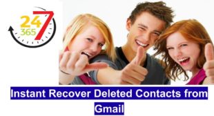 Face Issues  Recover Deleted Contacts from Gmail