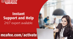 McAfee Activate – enter product key