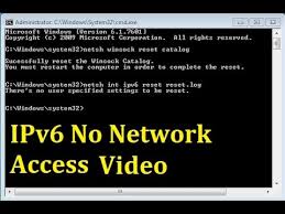 How to Troubleshoot IPv6 No Network Access Errors
