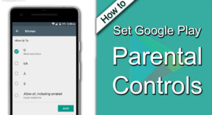 HOW TO SET GOOGLE PLAY PARENTAL CONTROL