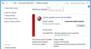 How to Troubleshoot 80070103 Windows Update Error Code?