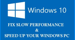 HOW TO FIX SLOW WINDOWS 10 AFTER AN UPDATE?