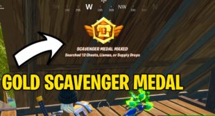 How to Get Gold Scavenger Medals in Fortnite