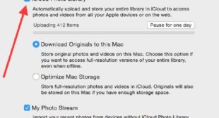 How to Set iCloud Photo Library in Macbook