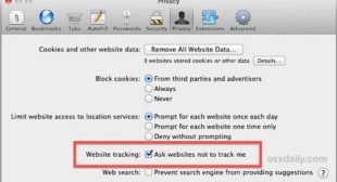 How to Set up “Do Not Track” Settings on Mac OS X? – mcafee.com/activate