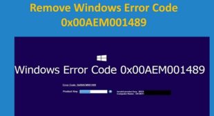 How to Fix 0x00AEM001489 Error Code?