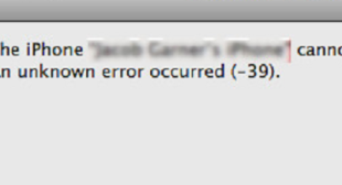 How to Fix ‘iPad or iPhone cannot be synced’ Due to an Unknown Error-39? – WebrootSafe