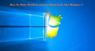 How To Make Windows 10 Start Menu Look Like Windows 7
