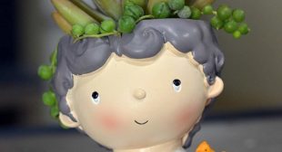 Resin Pots Handsome Boy – Home decor