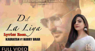 Dil La Liya Lyrics ~ LyricsZoon | Best Hindi Lyrics Collection