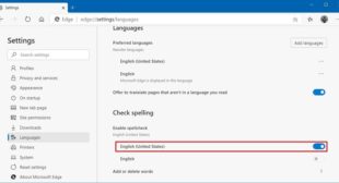How to Configure Spell Checker on Microsoft Edge