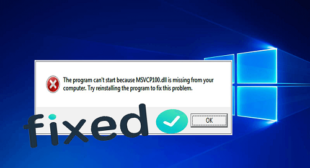 How to Fix “Msvcrt.dll” Not Found or Missing Errors on Windows 10