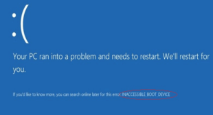 How to Fix the Inaccessible Boot Device Error Message – Bitdefender Activate