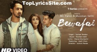 Bewafai Lyrics – Sachet Tandon – TopLyricsSite.com