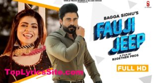 Fauji Jeep Lyrics – Bagga Sidhu | Gurlez Akhtar – TopLyricsSite.com