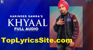 Khyaal Lyrics – Harinder Samra – TopLyricsSite.com