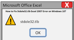 How to Fix Stdole32.tlb Excel 2007 Error on Windows 10? – Office Setup