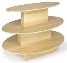 Buy 3 Tiered Wood Display Tables For Retails