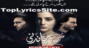 Surkh Chandni OST Lyrics – Krishan Beura – TopLyricsSite.com