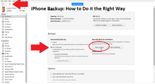 iPhone Backup: How to Do it the Right Way