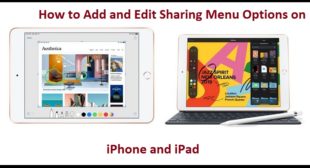 How to Add and Edit Sharing Menu Options on iPhone and iPad