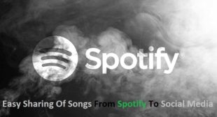 Easy Sharing Of Songs From Spotify To Social Media