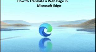 How to Translate a Web Page in Microsoft Edge