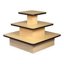 Best Quality 3 Tiered Wood Display Table For Retails