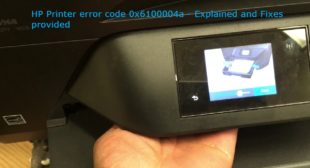 HP Printer error code 0x6100004a – Explained and Fixes provided