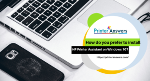 How do you prefer to install HP Printer Assistant on Windows 10?