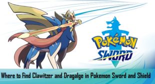 Where to Find Clawitzer and Dragalge in Pokemon Sword and Shield