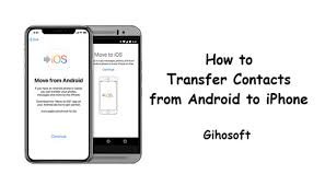 How to Transfer Contacts From Android to iPhone