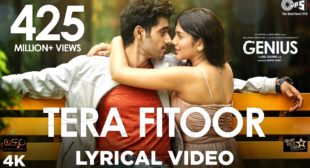Tera Fitoor Song Lyrics In Hindi& English Arijit Singh, Himesh Reshamiya | Msmd Lyrics