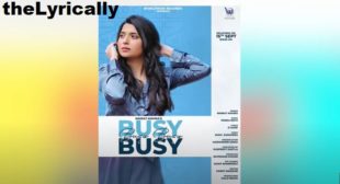 Busy Busy – Nimrat Khaira Lyrics