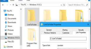 Create Symbolic Links (Symlink) in Windows 10