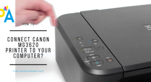 How can you Connect Canon MG3620 Printer to Your Computer