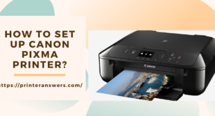 Standard Method to Setup Canon Pixma Wireless Printer