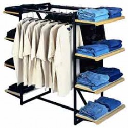 Best quality Garments wooden display racks