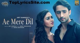 Ae Mere Dil Lyrics – Abhay Jodhpurkar – TopLyricsSite.com