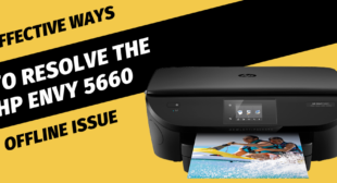 Why HP Envy 5660 Printer says offline?