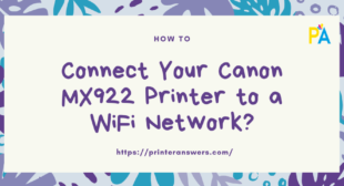 canon printer troubleshooting mx922