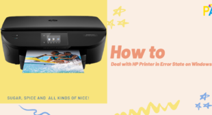What to do when HP Printer in an Error State on Windows 10? What to do when HP Printer in an Error State on Windows 10?