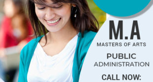 MPA MA Public Administration Master degree Distance Education Learning Admission 2021