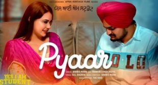 Pyaar Sidhu Moose Wala Lyrics